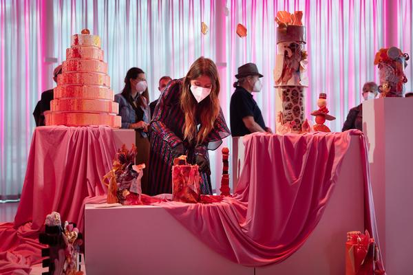 MuseumsQuartier Wien: Cake Art  - Sophia Stolz (17.9.2021) Foto: eSeL.at - Lorenz Seidler Foto: eSeL Lorenz Seidler