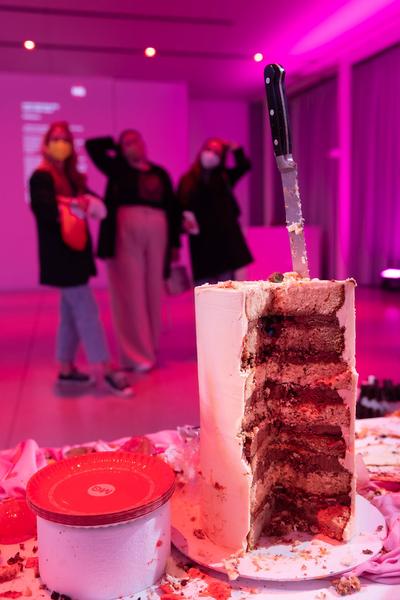 MuseumsQuartier Wien: Cake Art  - Sophia Stolz (17.9.2021) Foto: eSeL.at - Lorenz Seidler Foto: eSeL Lorenz Seidler
