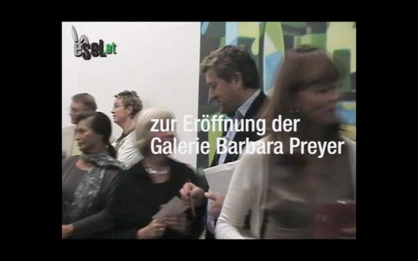 eSeL: Dezentrale Eröffnungsrede. Eröffnung Galerie Barbara Preyer & Austellung Clemens Fürtler (20.9.2007) Screenshots: eSeL Foto: eSeL.at - Lorenz Seidler