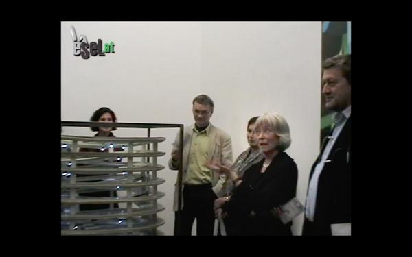 eSeL: Dezentrale Eröffnungsrede. Eröffnung Galerie Barbara Preyer & Austellung Clemens Fürtler (20.9.2007) Screenshots: eSeL Foto: eSeL.at - Lorenz Seidler