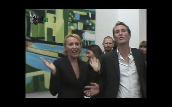 eSeL: Dezentrale Eröffnungsrede. Eröffnung Galerie Barbara Preyer & Austellung Clemens Fürtler (20.9.2007) Screenshots: eSeL Foto: eSeL.at - Lorenz Seidler