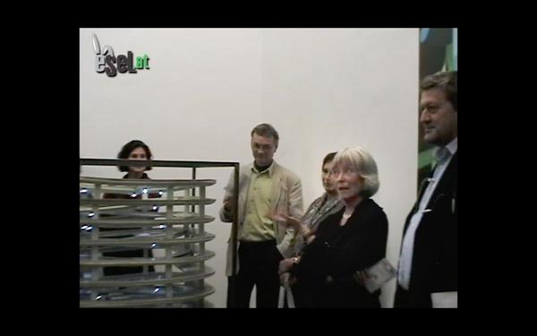 eSeL: Dezentrale Eröffnungsrede. Eröffnung Galerie Barbara Preyer & Austellung Clemens Fürtler (20.9.2007) Screenshots: eSeL Foto: eSeL.at - Lorenz Seidler