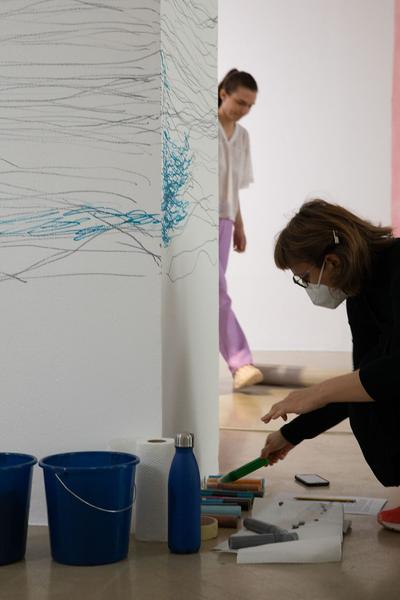 Kunstraum Niederösterreich: Fanni Futterknecht: Power to the Unspoken_Echoes of Resistance (16.4.2021, Video-Rehearsal) http://www.kunstraum.net/de/ausstellungen/fanni-futterknecht-power-to-the-unspoken | Foto: eSeL Foto: eSeL.at - Lorenz Seidler
