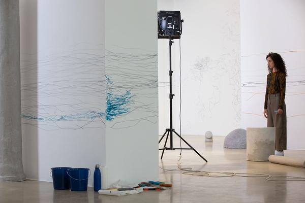 Kunstraum Niederösterreich: Fanni Futterknecht: Power to the Unspoken_Echoes of Resistance (16.4.2021, Video-Rehearsal) http://www.kunstraum.net/de/ausstellungen/fanni-futterknecht-power-to-the-unspoken | Foto: eSeL Foto: eSeL.at - Lorenz Seidler