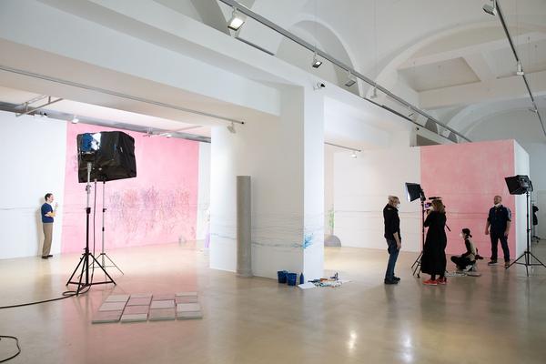 Kunstraum Niederösterreich: Fanni Futterknecht: Power to the Unspoken_Echoes of Resistance (16.4.2021, Video-Rehearsal) http://www.kunstraum.net/de/ausstellungen/fanni-futterknecht-power-to-the-unspoken | Foto: eSeL Foto: eSeL.at - Lorenz Seidler