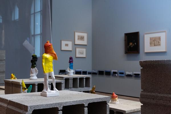 Gemäldegalerie Akademie der Bildenden Künste Wien: Hungry for Time - Raqs Media Collective (09.10.2021 - 30.01.2022, Presseführung) Foto: eSeL.at - Lorenz Seidler Foto: eSeL Lorenz Seidler