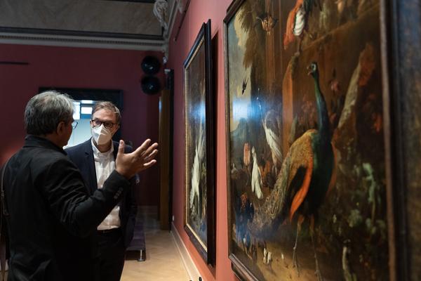 Gemäldegalerie Akademie der Bildenden Künste Wien: Hungry for Time - Raqs Media Collective (09.10.2021 - 30.01.2022, Presseführung) Foto: eSeL.at - Lorenz Seidler Foto: eSeL Lorenz Seidler