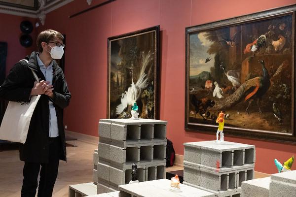Gemäldegalerie Akademie der Bildenden Künste Wien: Hungry for Time - Raqs Media Collective (09.10.2021 - 30.01.2022, Presseführung) Foto: eSeL.at - Lorenz Seidler Foto: eSeL Lorenz Seidler