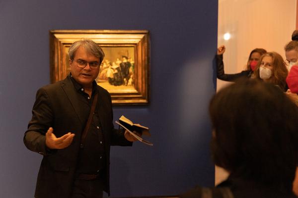 Gemäldegalerie Akademie der Bildenden Künste Wien: Hungry for Time - Raqs Media Collective (09.10.2021 - 30.01.2022, Presseführung) Foto: eSeL.at - Lorenz Seidler Foto: eSeL Lorenz Seidler