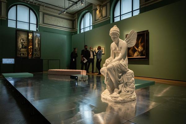 Gemäldegalerie Akademie der Bildenden Künste Wien: Hungry for Time - Raqs Media Collective (09.10.2021 - 30.01.2022, Presseführung) Foto: eSeL.at - Lorenz Seidler Foto: eSeL Lorenz Seidler