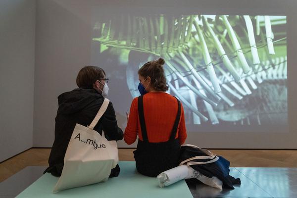 Gemäldegalerie Akademie der Bildenden Künste Wien: Hungry for Time - Raqs Media Collective (09.10.2021 - 30.01.2022, Presseführung) Foto: eSeL.at - Lorenz Seidler Foto: eSeL Lorenz Seidler