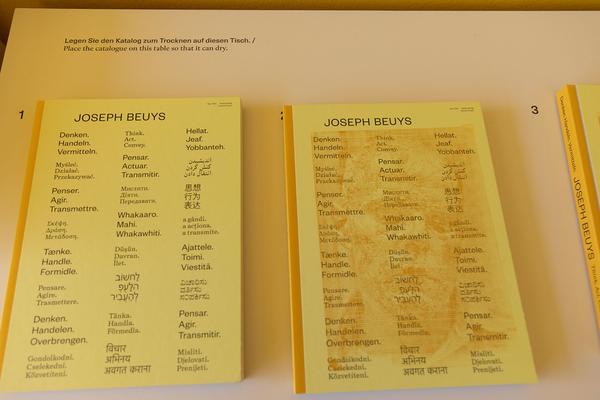 Belvedere 21: Joseph Beuys - Denken.Handeln. Vermitteln (4.3. - 13.6.2021)  https://www.belvedere.at/joseph-beuys | Foto: eSeL Foto: eSeL.at - Lorenz Seidler