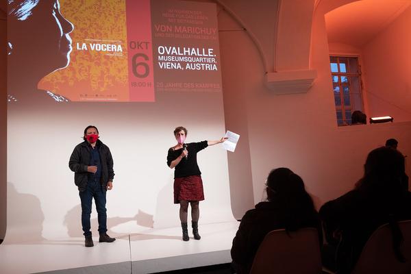 MuseumsQuartier Wien: La Vocera. Film + Gespräch (Ovalhalle, 6.10.2021) Foto: eSeL.at - Lorenz Seidler Foto: eSeL Lorenz Seidler
