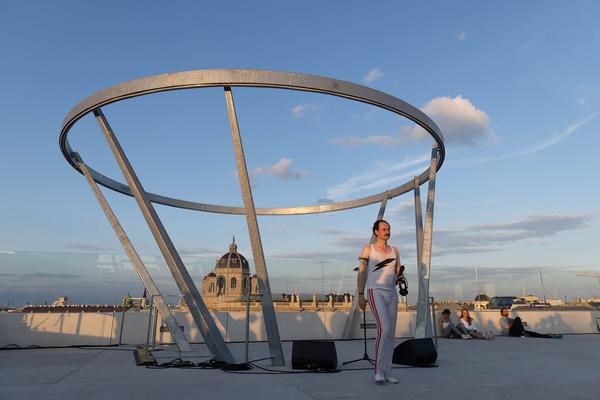 MuseumsQuartier Wien: Walking Concert - Austrofred (12.9.2021, Libellen-Wochenende) Foto: eSeL.at - Lorenz Seidler Foto: eSeL Lorenz Seidler