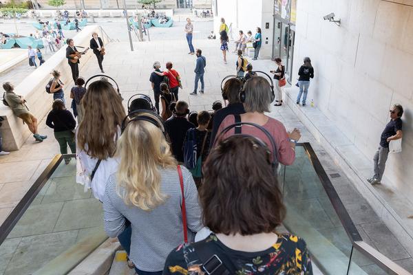 MuseumsQuartier Wien: Walking Concert - Die Strottern (10.9.2021, Libellen-Wochenende) Foto: eSeL.at - Lorenz Seidler Foto: eSeL Lorenz Seidler