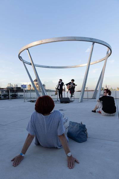 MuseumsQuartier Wien: Walking Concert - Die Strottern (10.9.2021, Libellen-Wochenende) Foto: eSeL.at - Lorenz Seidler Foto: eSeL Lorenz Seidler