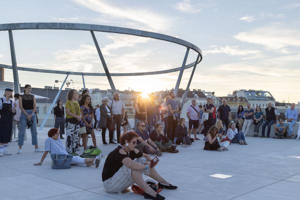 MuseumsQuartier Wien: Walking Concert - Die Strottern (10.9.2021, Libellen-Wochenende) Foto: eSeL.at - Lorenz Seidler Foto: eSeL Lorenz Seidler