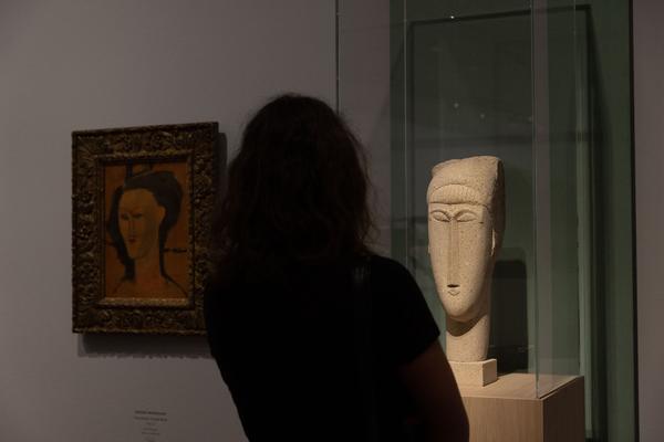 Albertina: Modigliani (17.9.2021 - 9.1.2022) Foto: eSeL.at - Lorenz Seidler Foto: eSeL Lorenz Seidler