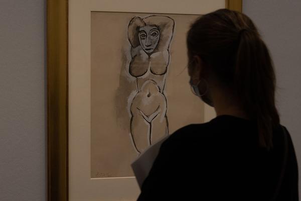 Albertina: Modigliani (17.9.2021 - 9.1.2022) Foto: eSeL.at - Lorenz Seidler Foto: eSeL Lorenz Seidler