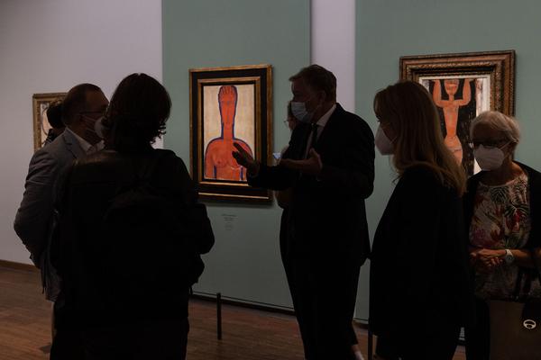 Albertina: Modigliani (17.9.2021 - 9.1.2022) Foto: eSeL.at - Lorenz Seidler Foto: eSeL Lorenz Seidler