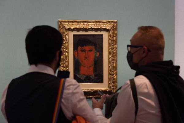 Albertina: Modigliani (17.9.2021 - 9.1.2022) Foto: eSeL.at - Lorenz Seidler Foto: eSeL Lorenz Seidler