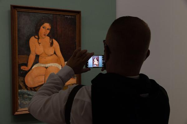 Albertina: Modigliani (17.9.2021 - 9.1.2022) Foto: eSeL.at - Lorenz Seidler Foto: eSeL Lorenz Seidler