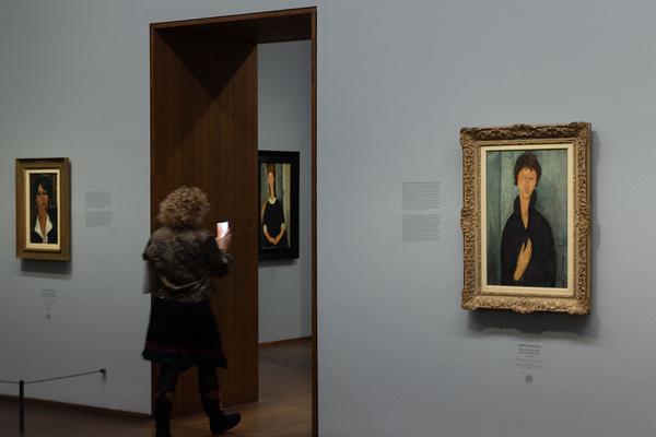 Albertina: Modigliani (17.9.2021 - 9.1.2022) Foto: eSeL.at - Lorenz Seidler Foto: eSeL Lorenz Seidler