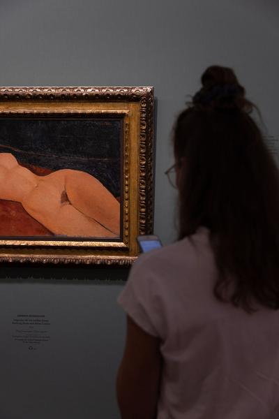 Albertina: Modigliani (17.9.2021 - 9.1.2022) Foto: eSeL.at - Lorenz Seidler Foto: eSeL Lorenz Seidler
