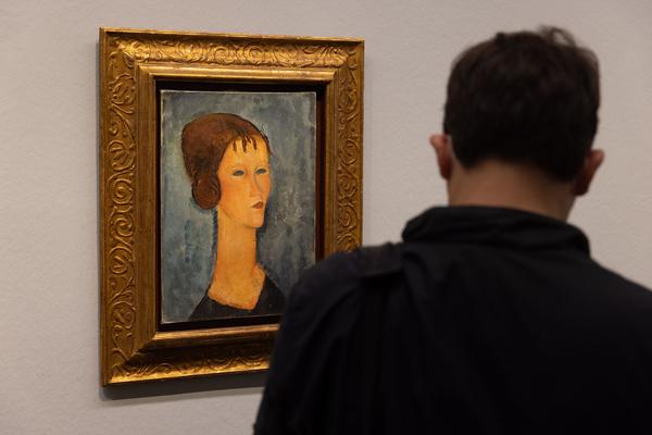 Albertina: Modigliani (17.9.2021 - 9.1.2022) Foto: eSeL.at - Lorenz Seidler Foto: eSeL Lorenz Seidler