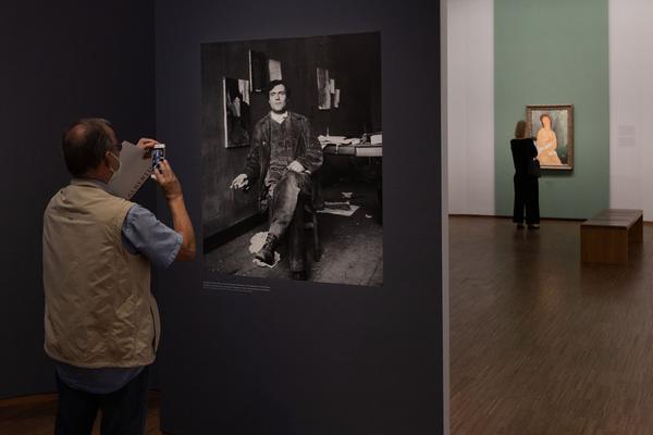 Albertina: Modigliani (17.9.2021 - 9.1.2022) Foto: eSeL.at - Lorenz Seidler Foto: eSeL Lorenz Seidler