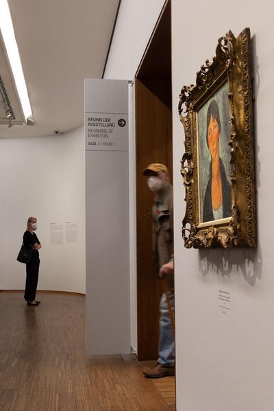 Albertina: Modigliani (17.9.2021 - 9.1.2022) Foto: eSeL.at - Lorenz Seidler Foto: eSeL Lorenz Seidler