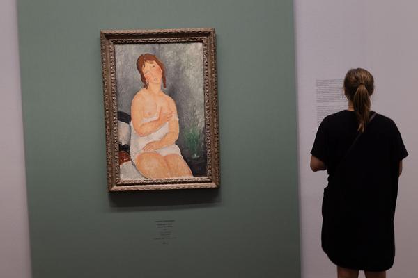 Albertina: Modigliani (17.9.2021 - 9.1.2022) Foto: eSeL.at - Lorenz Seidler Foto: eSeL Lorenz Seidler
