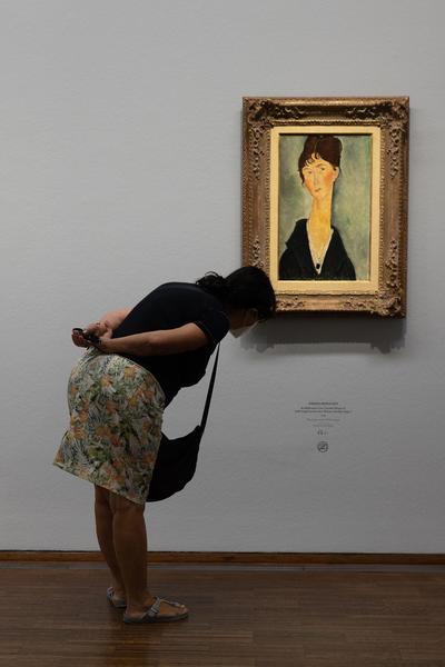 Albertina: Modigliani (17.9.2021 - 9.1.2022) Foto: eSeL.at - Lorenz Seidler Foto: eSeL Lorenz Seidler