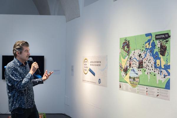 MuseumsQuartier Wien / frei_raum Q21 exhibition space: Overground Resistance (25.8.2021, Eröffnung) Foto: eSeL.at  - Lorenz Seidler Foto: eSeL Lorenz Seidler