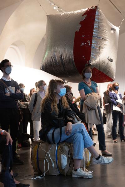 MuseumsQuartier Wien / frei_raum Q21 exhibition space: Overground Resistance (25.8.2021, Eröffnung) Foto: eSeL.at  - Lorenz Seidler Foto: eSeL Lorenz Seidler