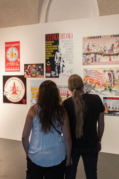 MuseumsQuartier Wien / frei_raum Q21 exhibition space: Overground Resistance (25.8.2021, Eröffnung) Foto: eSeL.at  - Lorenz Seidler Foto: eSeL Lorenz Seidler