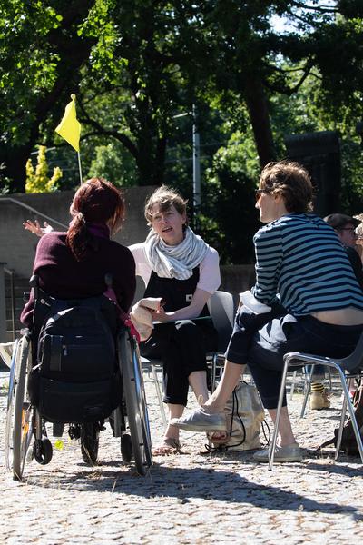 Public Program: Queering the Belvedere. >Anti Stigma< Crip Convention (13.6.2021) Foto: eSeL Foto: eSeL.at - Lorenz Seidler