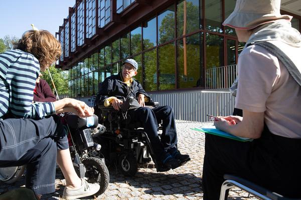 Public Program: Queering the Belvedere. >Anti Stigma< Crip Convention (13.6.2021) Foto: eSeL Foto: eSeL.at - Lorenz Seidler