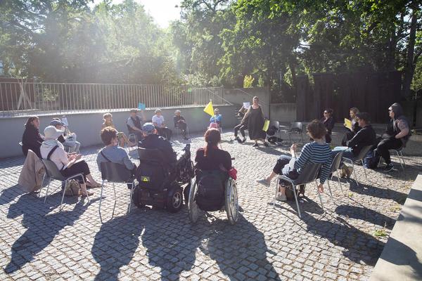 Public Program: Queering the Belvedere. >Anti Stigma< Crip Convention (13.6.2021) Foto: eSeL Foto: eSeL.at - Lorenz Seidler