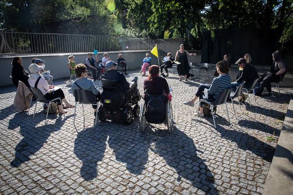Public Program: Queering the Belvedere. >Anti Stigma< Crip Convention (13.6.2021) Foto: eSeL Foto: eSeL.at - Lorenz Seidler