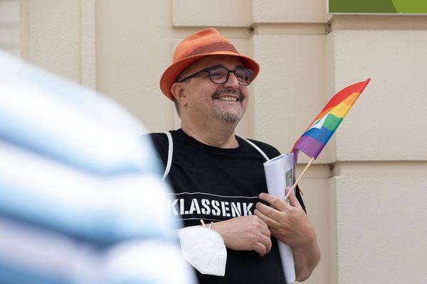 Queering the Belvedere. Queer History Tour. Stadtspaziergang mit Andreas Brunner (12.6.2021) Foto: eSeL Foto: eSeL.at - Lorenz Seidler