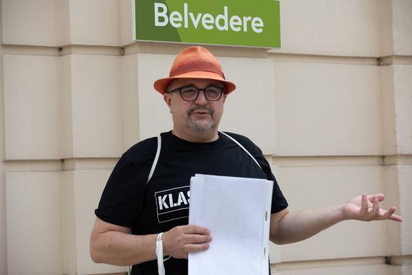 Queering the Belvedere. Queer History Tour. Stadtspaziergang mit Andreas Brunner (12.6.2021) Foto: eSeL Foto: eSeL.at - Lorenz Seidler