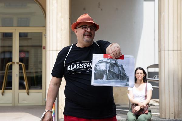 Queering the Belvedere. Queer History Tour. Stadtspaziergang mit Andreas Brunner (12.6.2021) Foto: eSeL Foto: eSeL.at - Lorenz Seidler