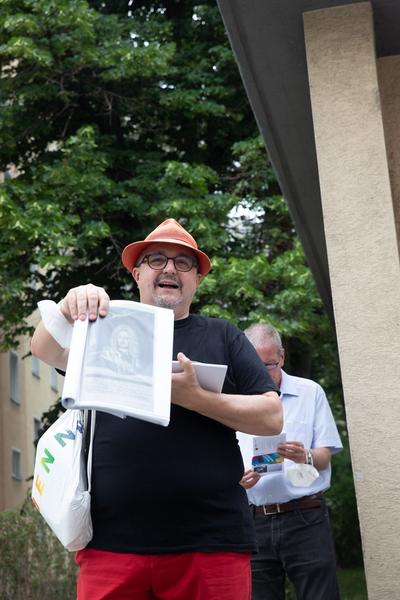 Queering the Belvedere. Queer History Tour. Stadtspaziergang mit Andreas Brunner (12.6.2021) Foto: eSeL Foto: eSeL.at - Lorenz Seidler