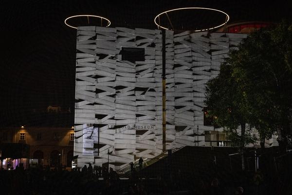 MuseumsQuartier Wien: re:flexion - Lumine Projections (21.10. – 28.10.2021) Foto: eSeL.at - Lorenz Seidler Foto: eSeL Lorenz Seidler