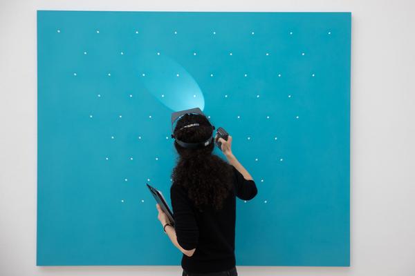 Secession: Return to Vienna: The Paintings of Tess Jaray (18.2. - 18.4.2021) https://esel.at/termin/108212 | Foto: eSeL Foto: eSeL.at - Lorenz Seidler