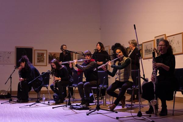 Vienna Art Week / Künstlerhaus: ROTOR  - Vienna Improvisers Orchestra (19.11.2021) Foto: eSeL.at - Lorenz Seidler Foto: eSeL.at - Lorenz Seidler