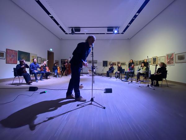Vienna Art Week / Künstlerhaus: ROTOR  - Vienna Improvisers Orchestra (19.11.2021) Foto: eSeL.at - Lorenz Seidler Foto: eSeL.at - Lorenz Seidler