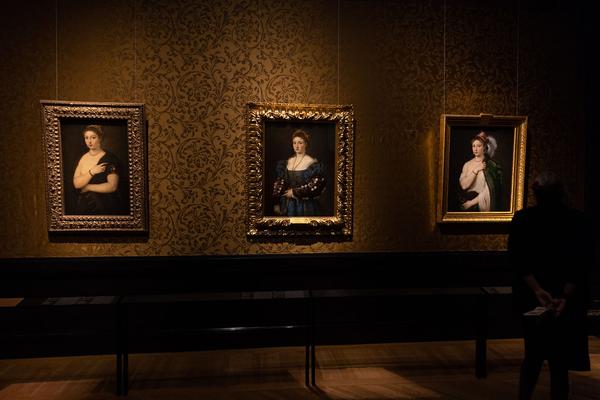 Kunsthistorisches Museum: Tizians Frauenbild. Schönheit – Liebe – Poesie (15.10.2021 - 16.1.20222) Foto: eSeL.at - Lorenz Seidler Foto: eSeL Lorenz Seidler