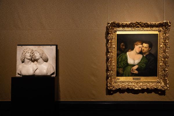 Kunsthistorisches Museum: Tizians Frauenbild. Schönheit – Liebe – Poesie (15.10.2021 - 16.1.20222) Foto: eSeL.at - Lorenz Seidler Foto: eSeL Lorenz Seidler